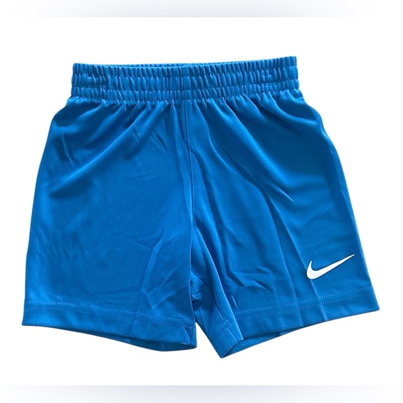 *New* Nike ⚾️ Boys 3T Dri-FIT 2PC Shorts Set Gray Blue Baseball Just Do It NWT - Picture 2 of 3